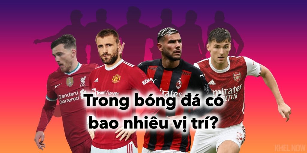 Trong bóng đá có bao nhiêu vị trí và Vai trò của từng vị trí